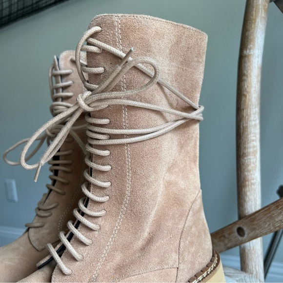 Anthropologie Paloma Barcelo Dorotea Lace-Up Platform Boots - Picture 2 of 10